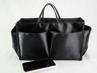 Black Lady Handbag Purse Tote Bag Organizer Bag in Bag  *007 