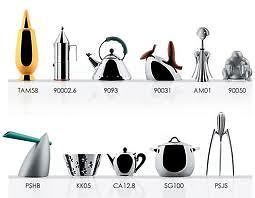 ALESSI COLLECTABLE MINIATURES / ELEVEN DIFFERENT DESIGNS AVAILABLE