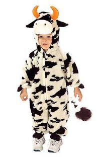 Lil Moo Cow Plush Black White Dairy Farm Animal Toddler Costume Size