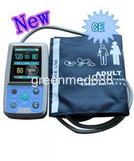 Color Big LCD Ambulatory Blood Pressure Monitor + 3 cuff FDA*CE
