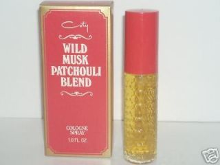 Musk Patchouli Blend by Coty 1 oz Cologne Spray New In Box Very Rare