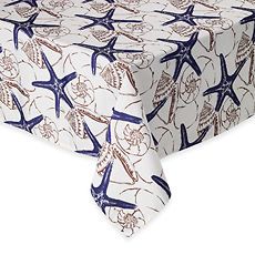 STRIPE 70 Round Fabric Patio Umbrella Tablecloth Zipper Close NIP