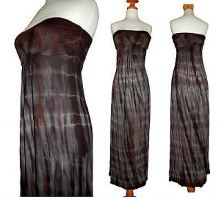 CordiU Rayon Jersey Tie Dye Black LANI Tube Maxi Long dress