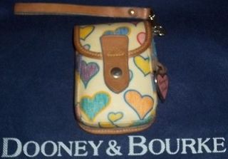 Dooney & Bourke Authentic Multi Color Crayon Heart Purse Wristlet L