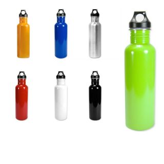 Eco Friendly Wide Mouth 25oz, 750mL Stainless Steel Sports Water