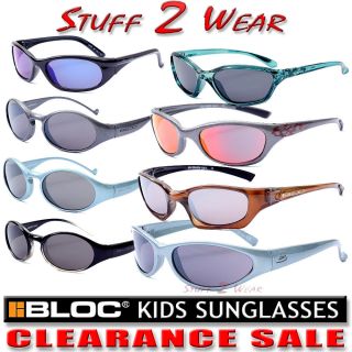BLOC Childrens Kids Boys Girls sunglasses clearance sale ages 3   13