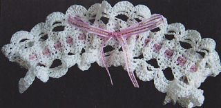 Crochet Pattern ~ BRIDAL GARTER, Wedding ~ Instructions
