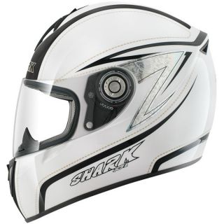 Shark RSI D Tone White Motorcycle Helmet/WAS $529.95,NOW $199
