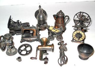 INDUSTRIES INC Miniatures FAN MIXER CLOCK GRINDER LANTERN CARRAGE