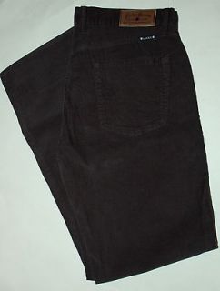 Mens Lucky Brand 361 Vintage Straight Corduroy Pants 34 X 32 Black NWT