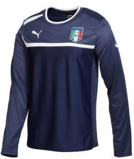 Puma T7 Italy Italia Long Sleeve Training Top Shirt L Euro 2012 NEW