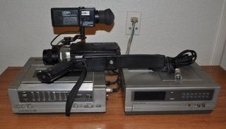 Curtis Mathes Color Portable VHS Video Recorder System and Color Video