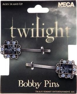 TWILIGHT   Cullen Crest Bobby Pins Set (2) #NEW