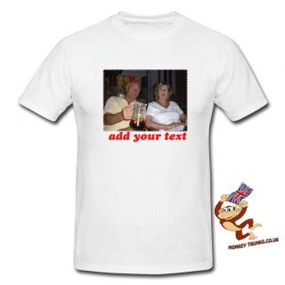 Great Gift idea personalized photo or logo on T SHIRT