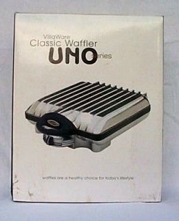 VILLAWARE UNO* Classic 4 Thin Waffle Maker Baker Iron V2001 C