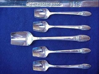 Rogers First Love 1847 Silver Flatware 5pc Sorbet/Ice Cream Serving
