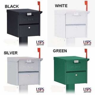 LOCKING MAILBOX  FRONT & REAR Access Doors  (8) Colors