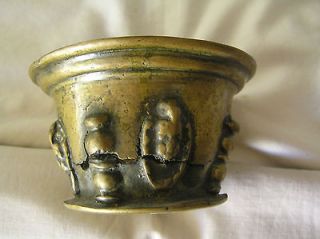 16TH 17TH CENTURY FRENCH OR SPANISH BRONZE MORTAR.