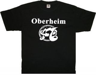 Oberheim Logo, T shirt, Large Stamp, Sequential Circuits, ARP, WASP
