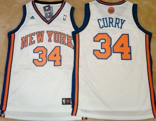 Eddy Curry New York Knicks Swingman White Sewn Jersey