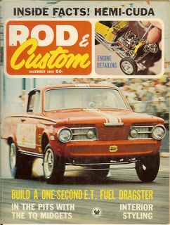 1965 Rod & Custom Models Plymouth HEMI Cuda C&W Motor Parts Willys