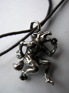 WEREWOLF PEWTER Pendant Necklace Wicca Pagan Moon Mythical Esbat