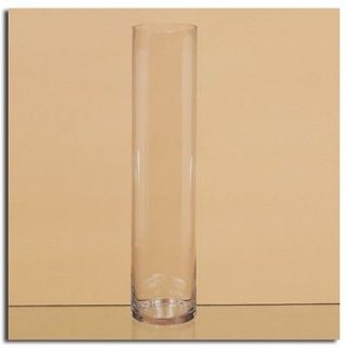 22 Large Tall Clear Glass Simple Modern Cylinder Flower Vase