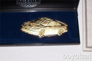 Dale Earnhardt Sr collectible gold knife Bass pro car