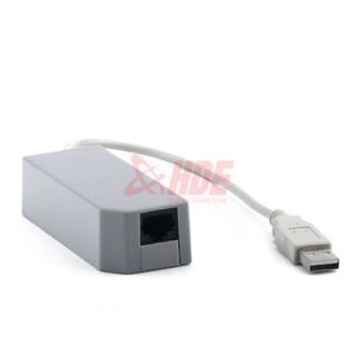 USB Internet Ethernet LAN Network Adapter Connector For Nintendo WiiU