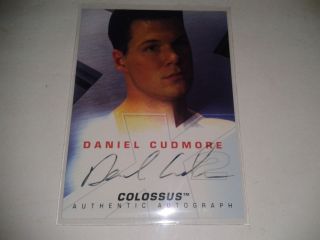 Men Movie Trading Card Autograph DANIEL CUDMORE Colossus Twilight