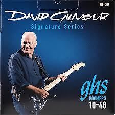 Pack GHS GB DGF David Gilmour Blue Electric Guitar Strings 10 48