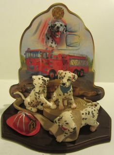 HEROES IN TRAINING ON THE SPOT FIREFIGHTING DALMATIAN FIGURINE