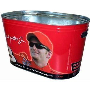 Dale Earnhardt Jr NASCAR #8 Oval Tin Party Ice Chest Bucket Bud