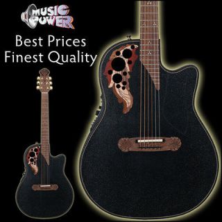Adamas I 2087GT 5 Black Deep Acoustic Electric Guitar Carbon Fiber Top