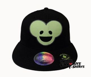 Deadmau5 Symbol Applique Glow In The Dark Licensed Flat Brim Snapback