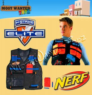   ELITE Tactical Dart Blaster Vest   12 Darts & 2 Refill Clips NEW