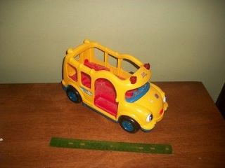 2005 Fisher Price Little People Electronic School Bus Works