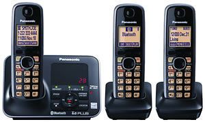Panasonic Consumer Kx Tg7623B Dect 6.0+ Link To Cell W/Pstn Tad
