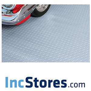 075 Diamond Pattern Garage Rolled Flooring Mat Polyvinyl PVC Covering
