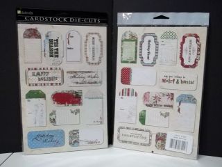 Daisyds Christmas Cardstock Die Cuts, Better Not Pout, 2 sheets