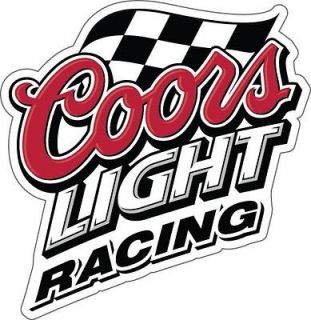 COORS LIGHT Racing Nascar Car Sticker Decal Beer Bar Bumper Laptop 4