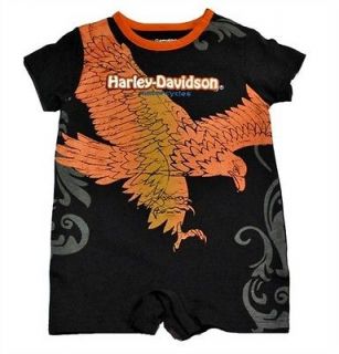 Harley Davidson Baby Infant Romper BodySuit One Piece   Boys  12M 18M