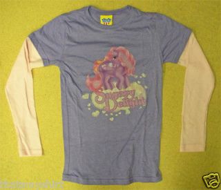 New Authentic Junk Food My Little Pony Sugary Delight 2fer Girls Shirt