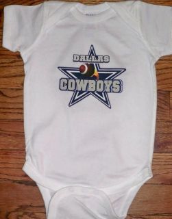 DALLAS COWBOY FOOTBALL BABY INFANT ONESIE CLOTHES 12 24