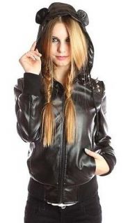 FDW Women Brand New Abbey Dawn Avril Lavigne Riot Act Black Hoody