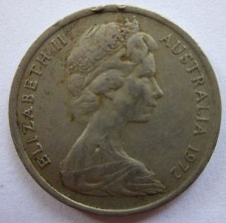 1972 Australia 5 cent Piece