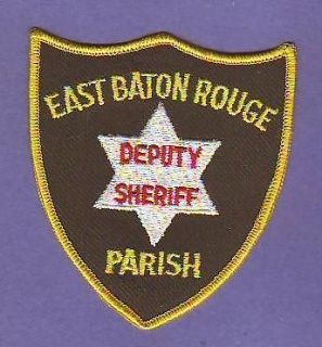 VINTAGE EAST BATON ROGUE PARISH LOUISIANA DEPUTY SHERIFF POLICE PATCH