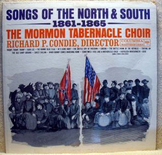 Songs of the North South 1861 1865 LP Mormon Tabernacle