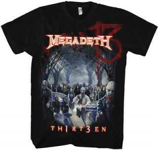 MEGADETH   Zombies   T SHIRT S M L XL 2XL Brand New   Official T Shirt