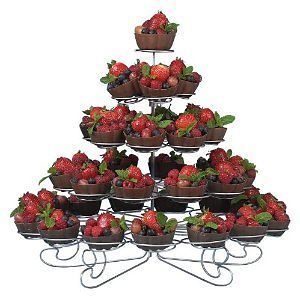 NEW 5 Tier   41 Count Cupcake Desert Tower Stand